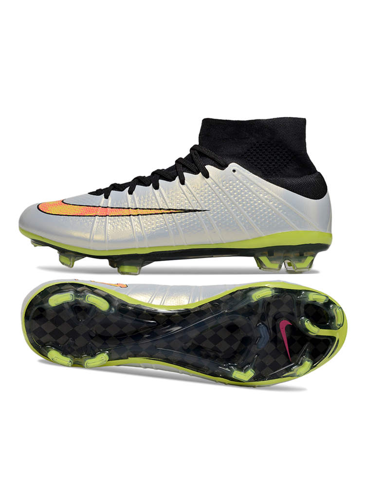 Mercurial Superfly IV Silver and Pink