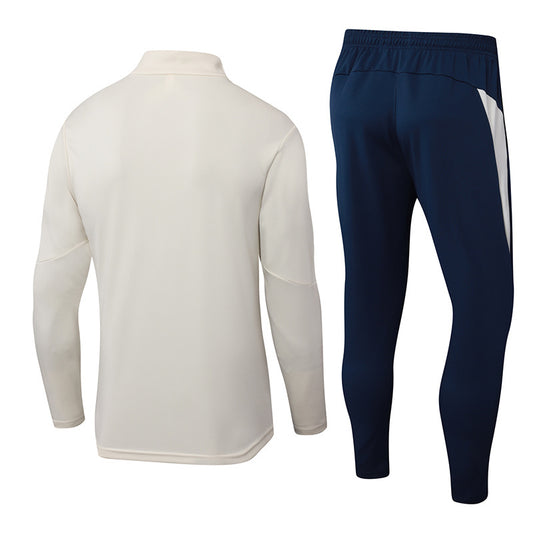 Portugal Cream & Navy Tracksuit 2025
