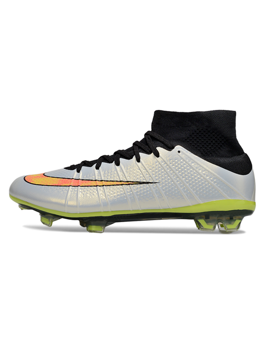 Mercurial Superfly IV Silver and Pink