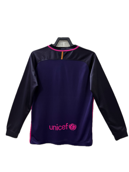 Fc Barcelona Away 16-17 Long Sleeve