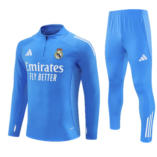 Real Madrid Light Blue Tracksuit 2025