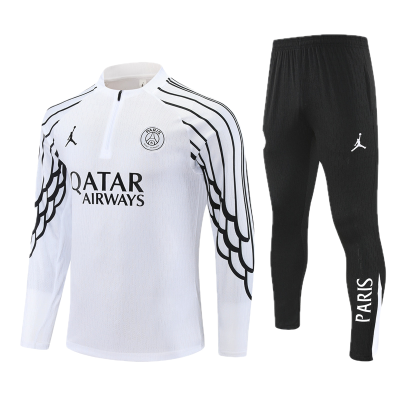 PSG White & Black Tracksuit 2025