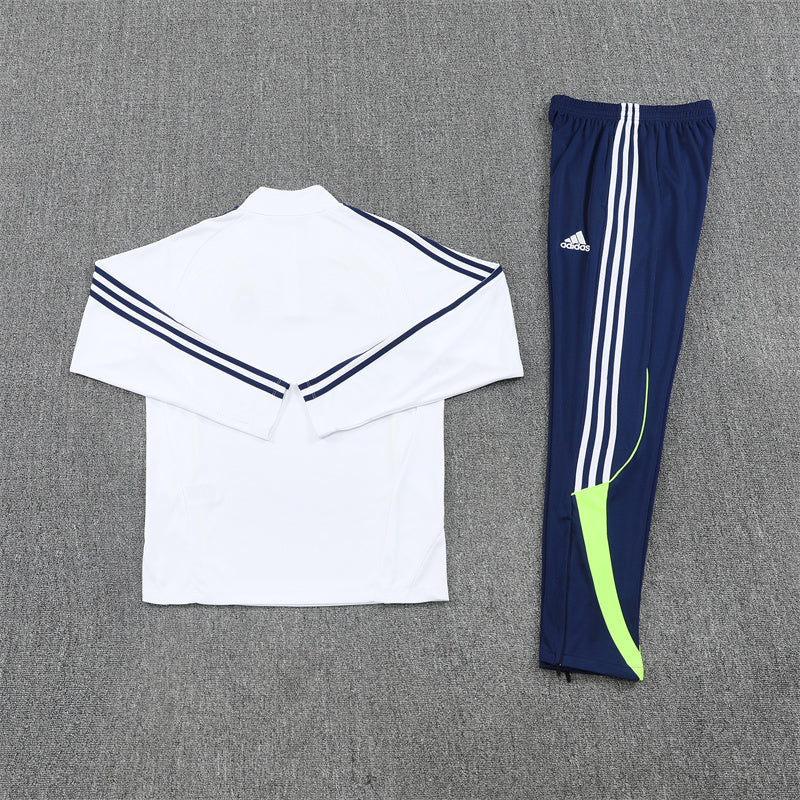 Real Madrid White & Navy Tracksuit 2025