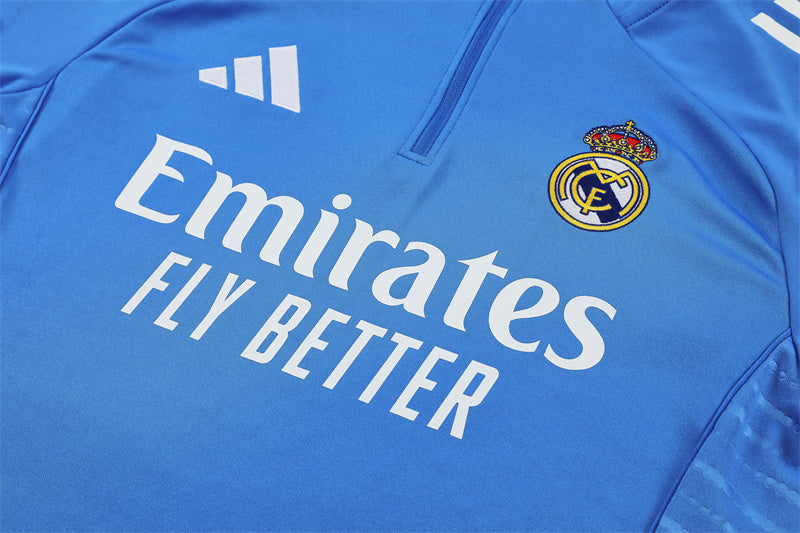 Real Madrid Light Blue Tracksuit 2025