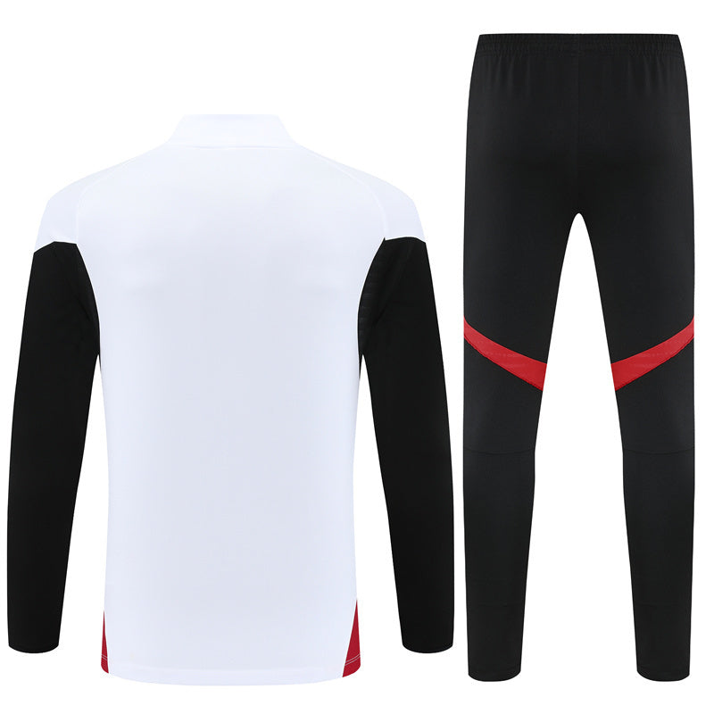 Man United White & Black Tracksuit 25-26