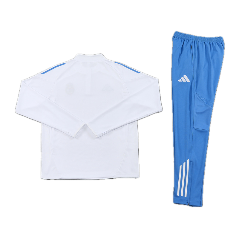 Real Madrid White & Blue Tracksuit 2025