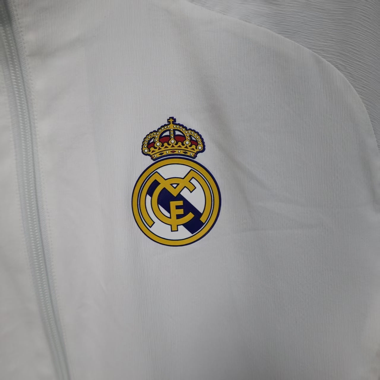 Real Madrid White Windbreaker 2025