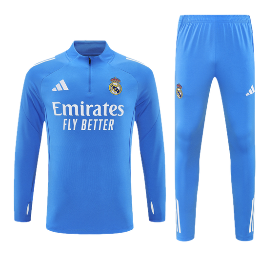 Real Madrid Light Blue Tracksuit 2025