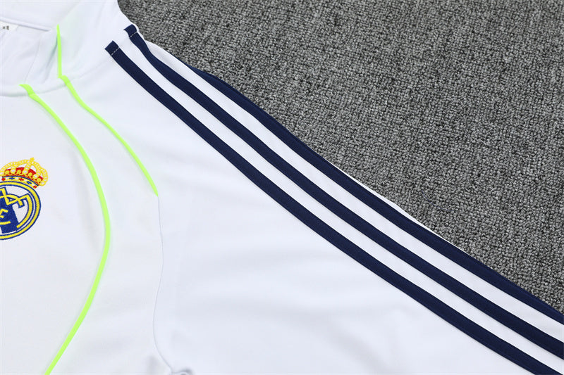 Real Madrid White & Navy Tracksuit 2025