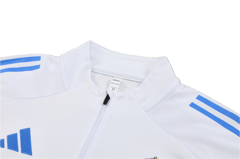 Real Madrid White & Blue Tracksuit 2025