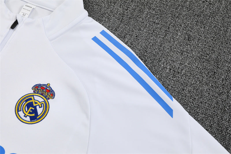 Real Madrid White & Blue Tracksuit 2025