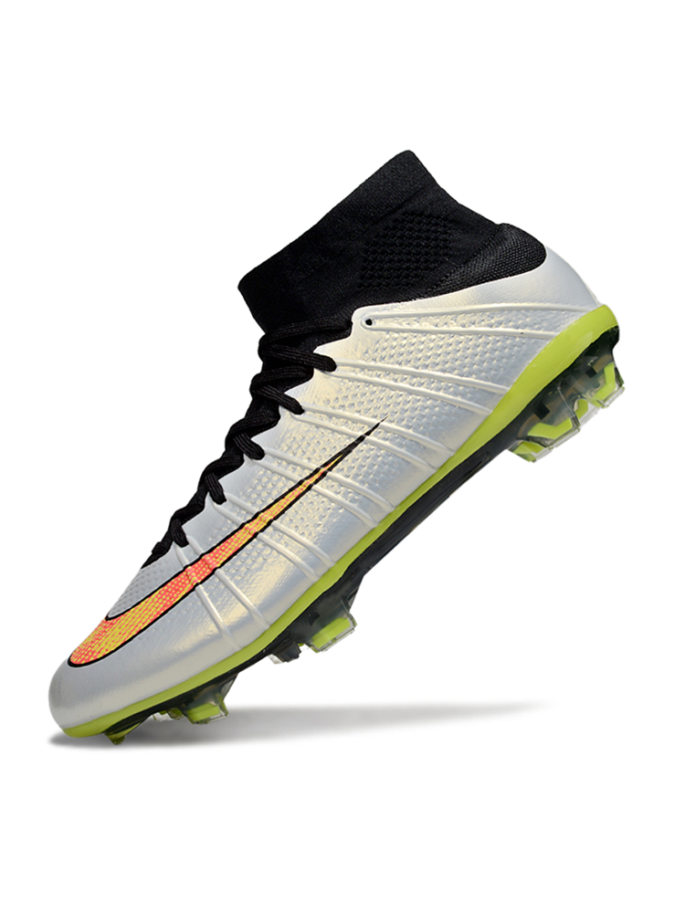 Mercurial Superfly IV Silver and Pink