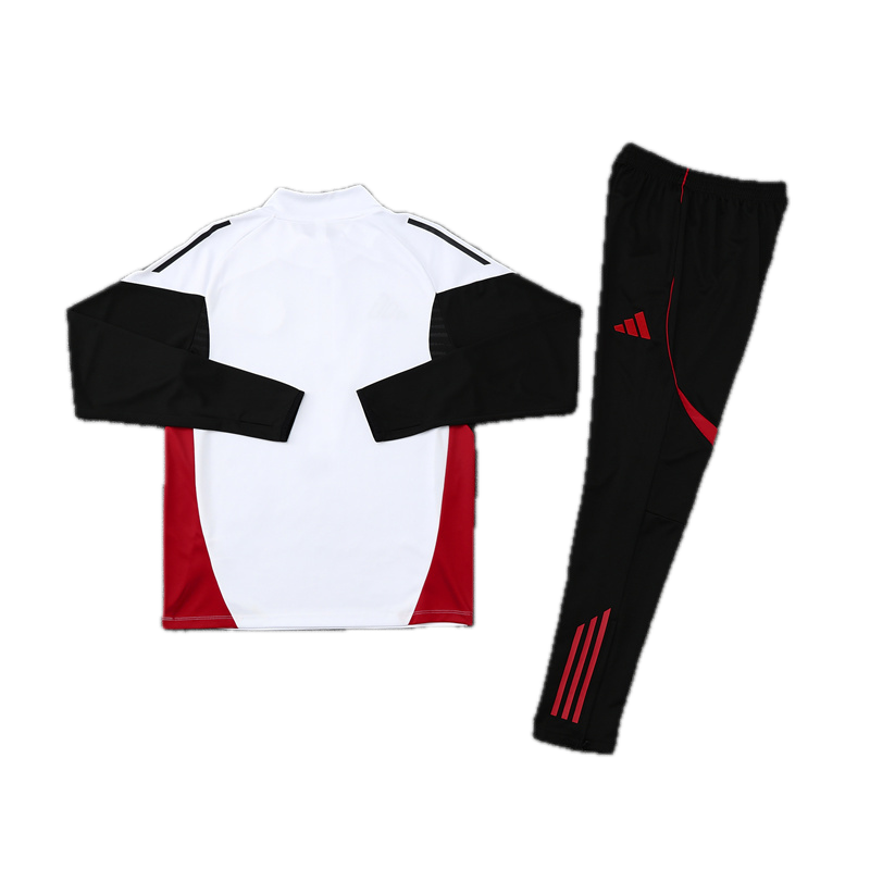 Man United White & Black Tracksuit 25-26