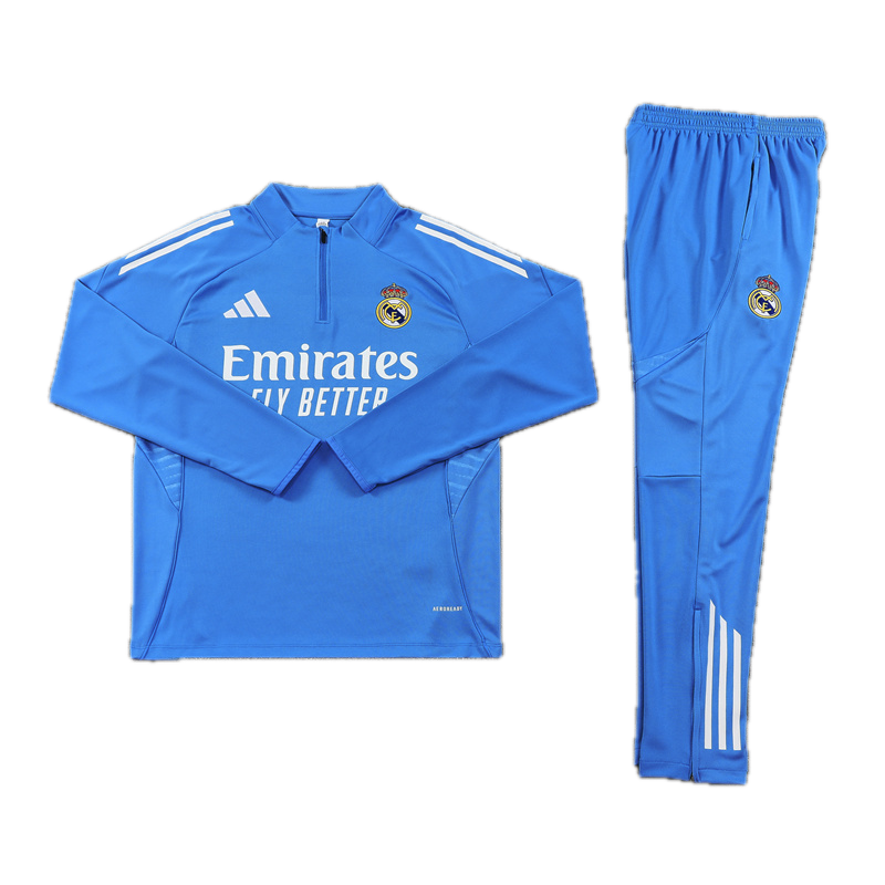 Real Madrid Light Blue Tracksuit 2025