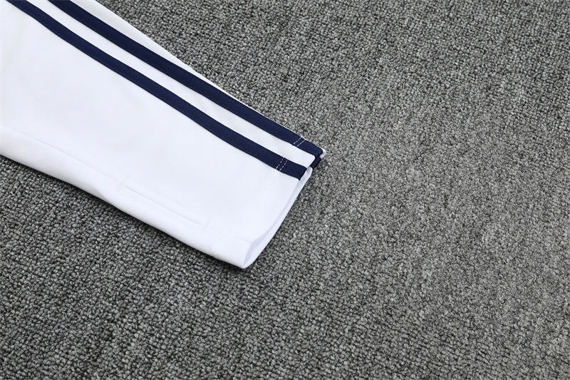 Real Madrid White & Navy Tracksuit 2025