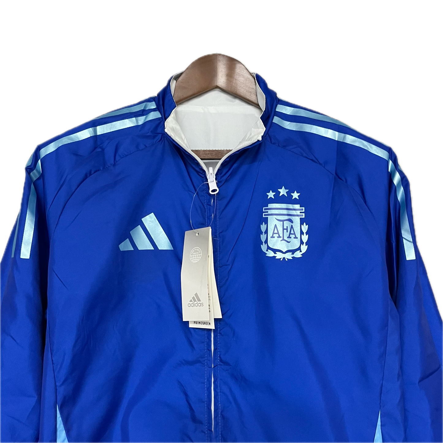 Argentina Double-Faced Windbreaker Blue & White 2025