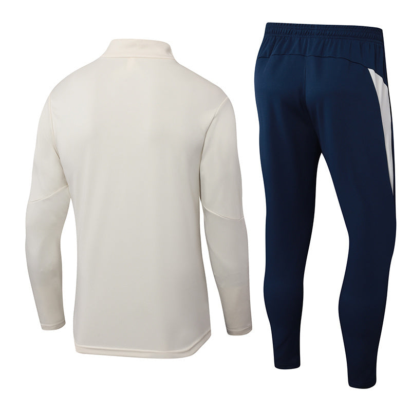 Portugal Cream & Navy Tracksuit 2025