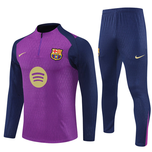 Fc Barcelona Purple & Navy Tracksuit 25-26