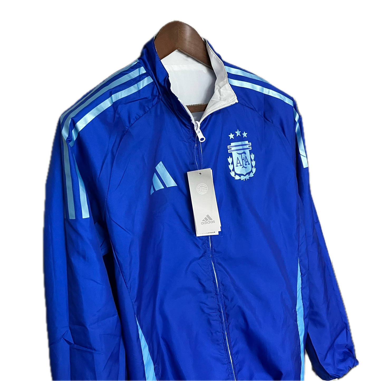 Argentina Double-Faced Windbreaker Blue & White 2025