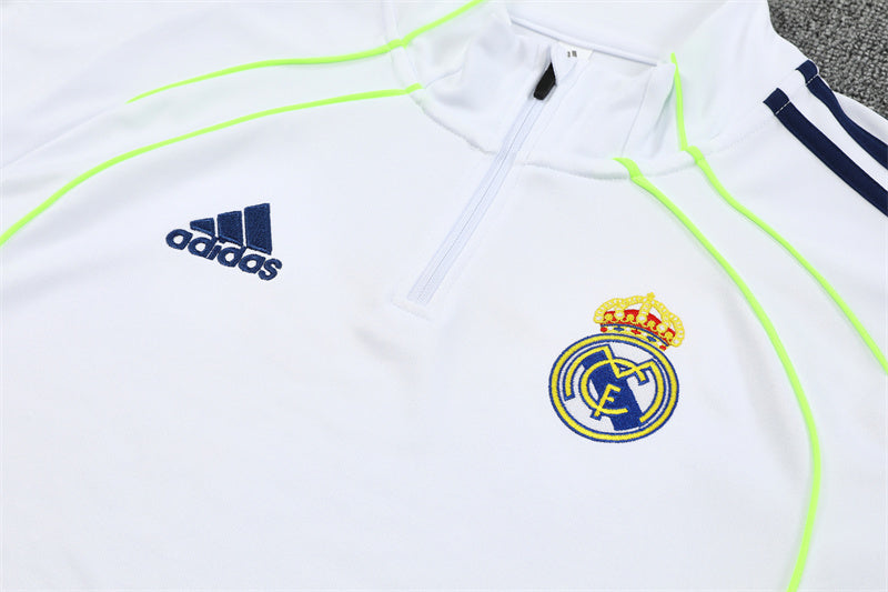 Real Madrid White & Navy Tracksuit 2025