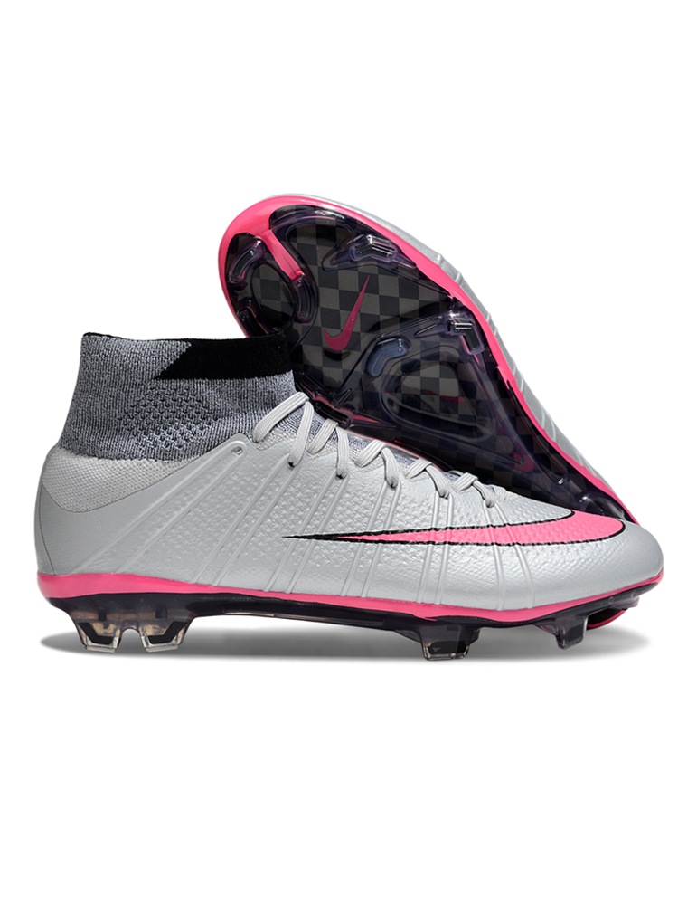 Mercurial Superfly IV Grey and Pink