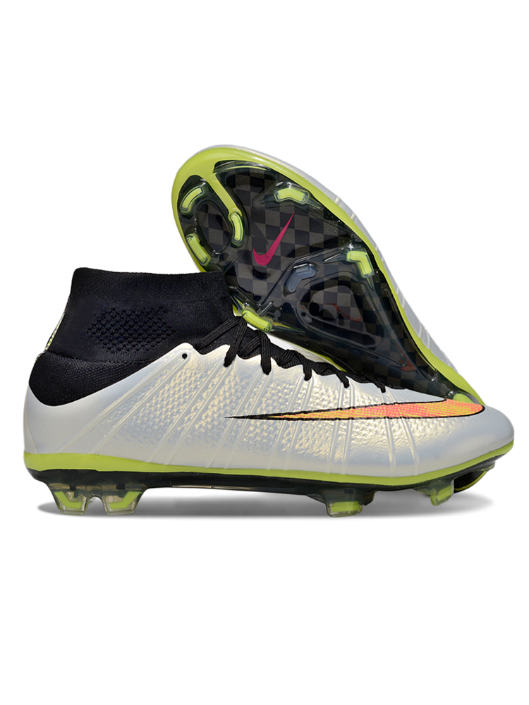 Mercurial Superfly IV Silver and Pink