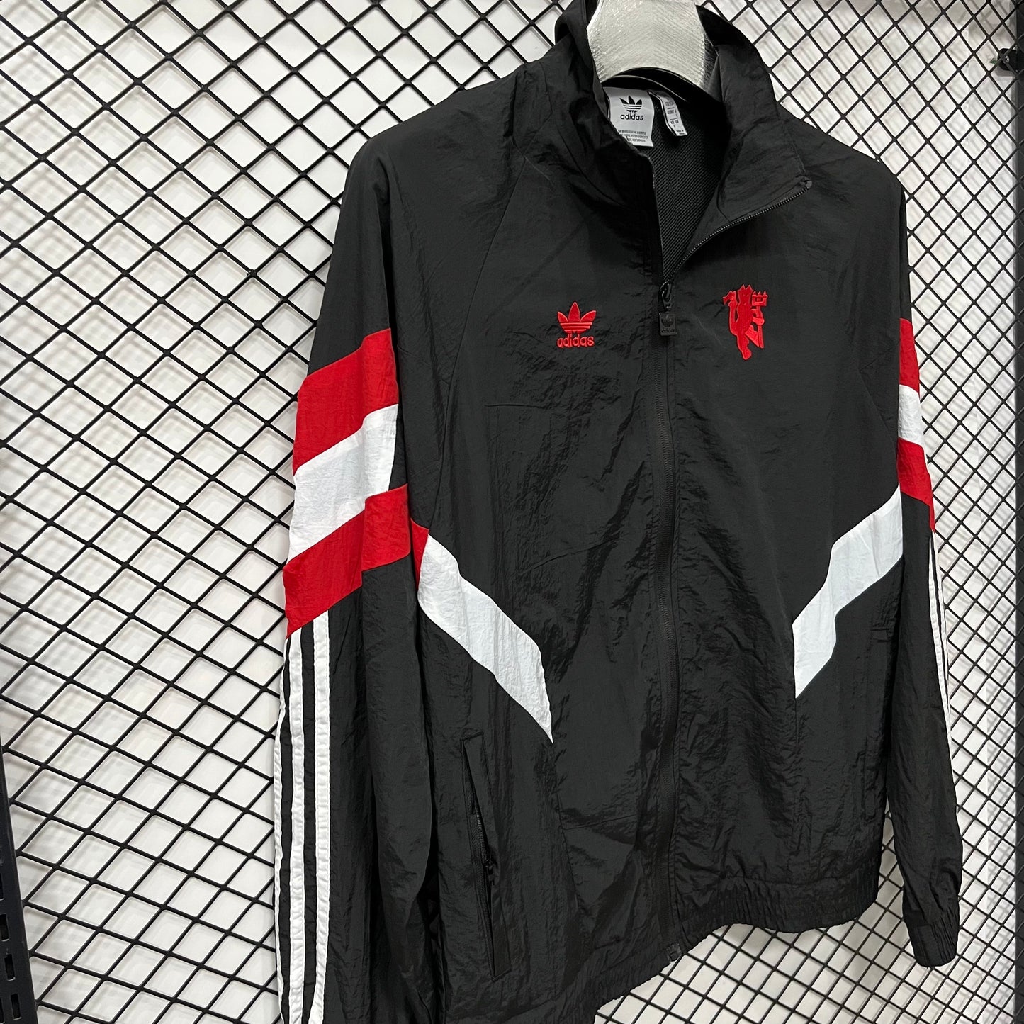 Man United Black Windbreaker 2025