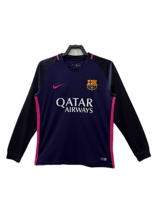 Fc Barcelona Away 16-17 Long Sleeve