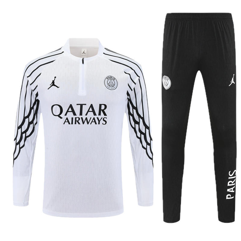 PSG White & Black Tracksuit 2025