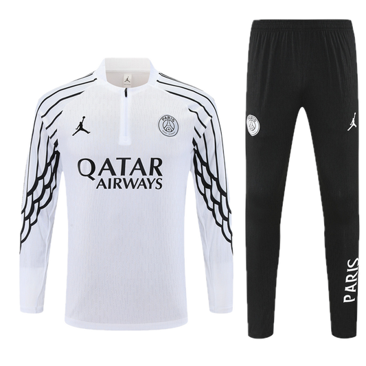 PSG White & Black Tracksuit 2025