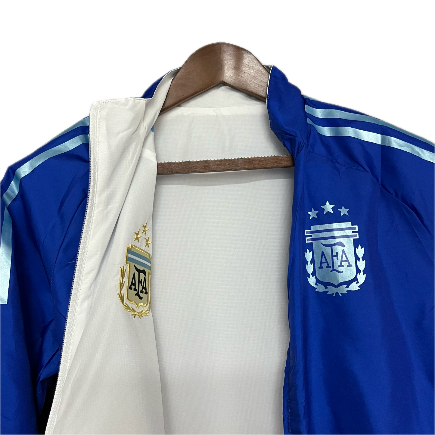 Argentina Double-Faced Windbreaker Blue & White 2025