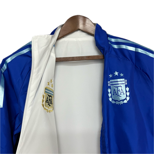 Argentina Double-Faced Windbreaker Blue & White 2025