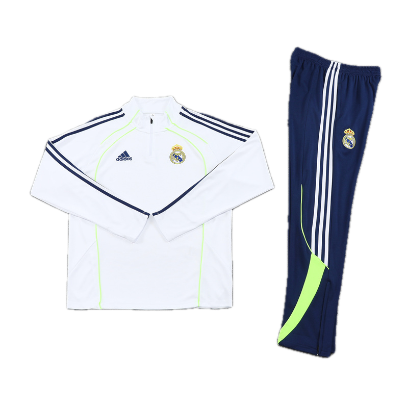 Real Madrid White & Navy Tracksuit 2025