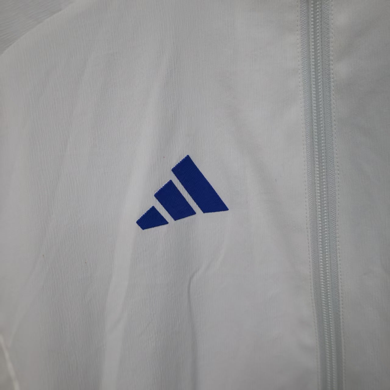 Real Madrid White Windbreaker 2025