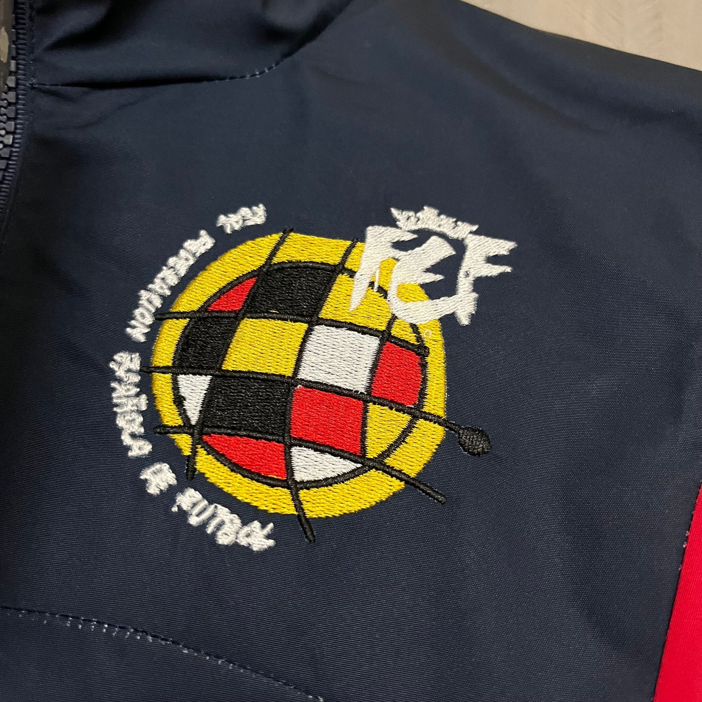 Spain Retro Inspired Navy Windbreaker 2025