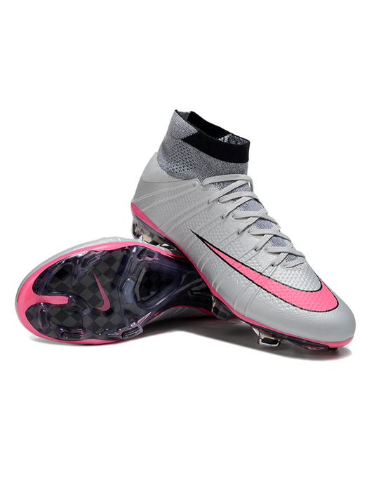 Mercurial Superfly IV Grey and Pink