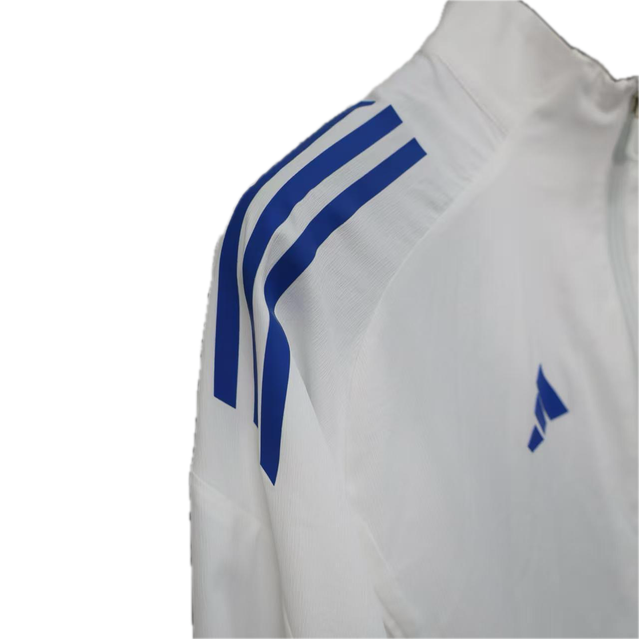 Real Madrid White Windbreaker 2025
